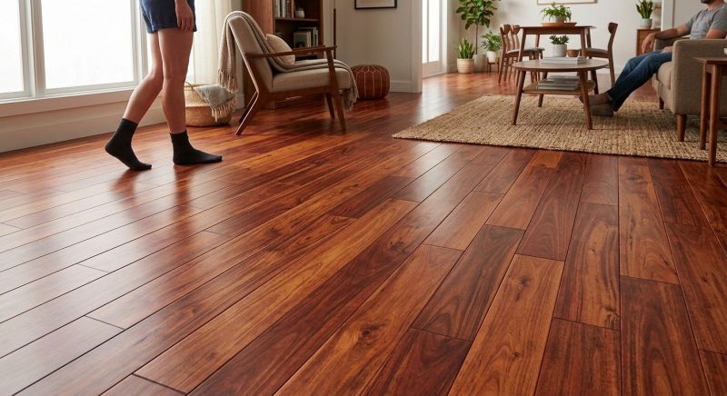 Cherry Floor Installation in West Linn, OR