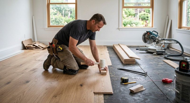Hardwood Floor Installation in Hillsboro, OR