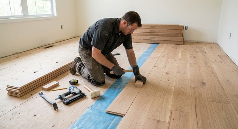 Hardwood Floor Installation in West Linn, OR