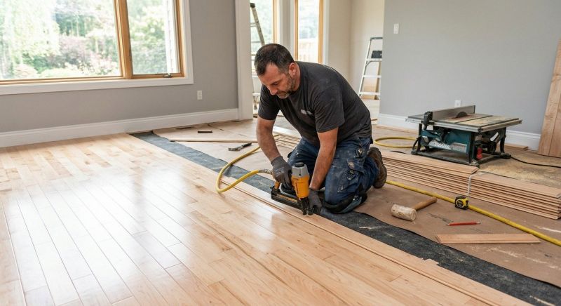 Maple Flooring Installation in Beaverton, OR