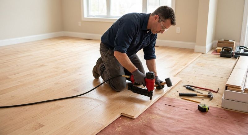 Maple Flooring Installation in Hillsboro, OR
