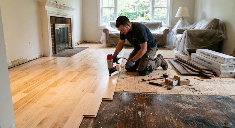 Maple Flooring Installation in Scappoose, OR