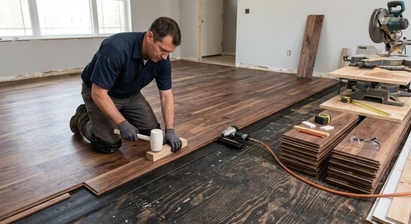 Walnut Flooring Installation in Vancouver, WA