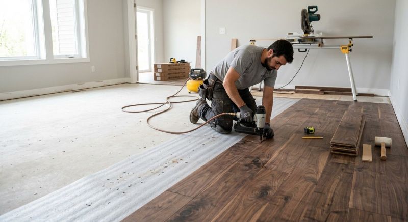 Walnut Flooring Installation in Vancouver, WA