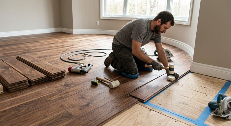 Walnut Flooring Installation in Vancouver, WA