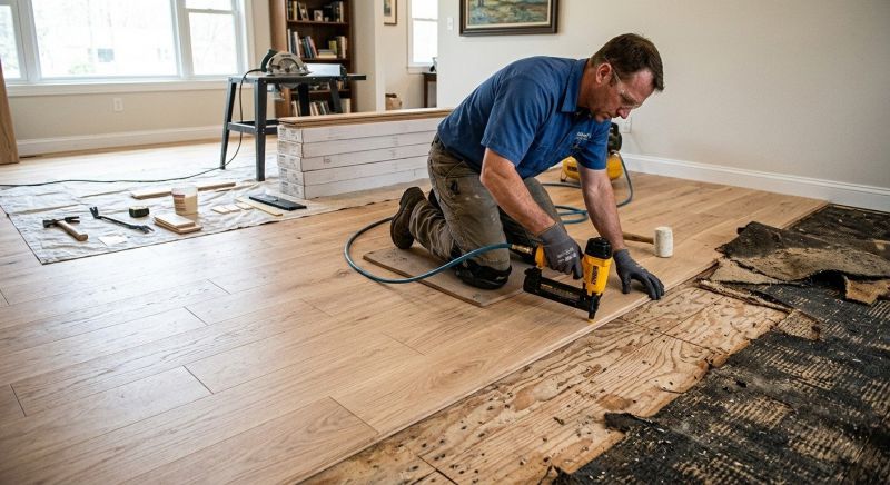 Wood Floor Replacement in Camas, WA