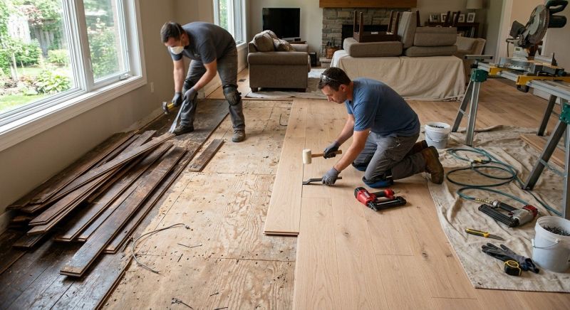 Wood Floor Replacement in Woodland, WA